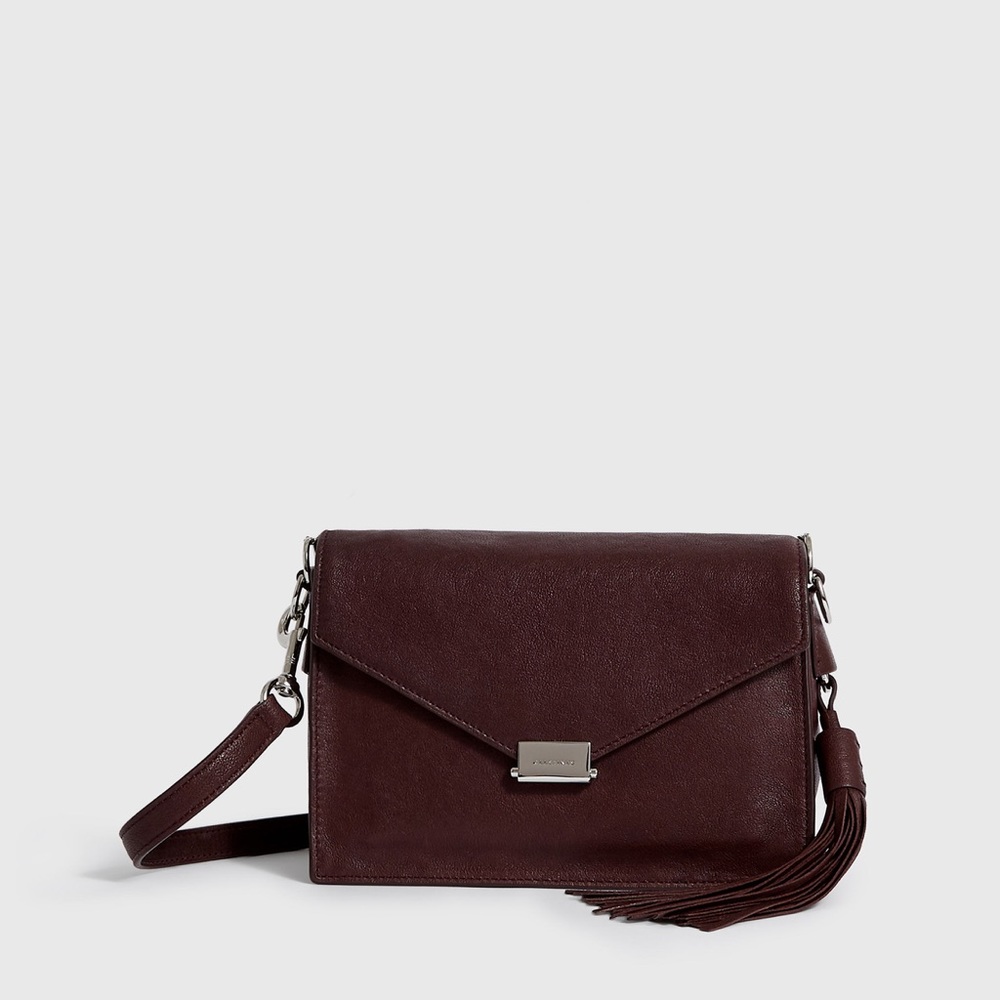 All Saints Miki crossbody NWT Bordeaux Red